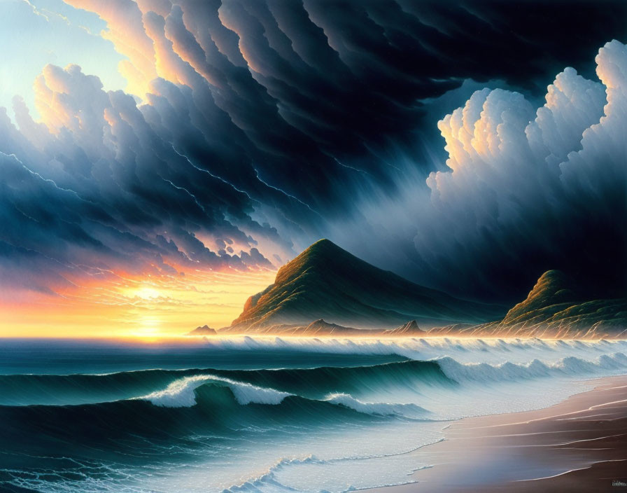 dramatic seascape 