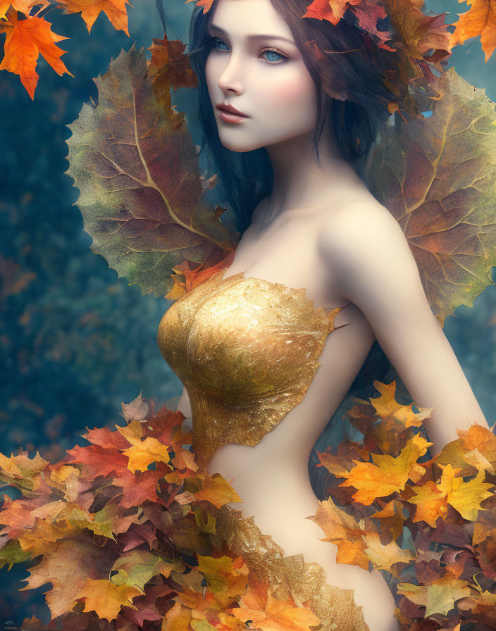 Autumn fairy