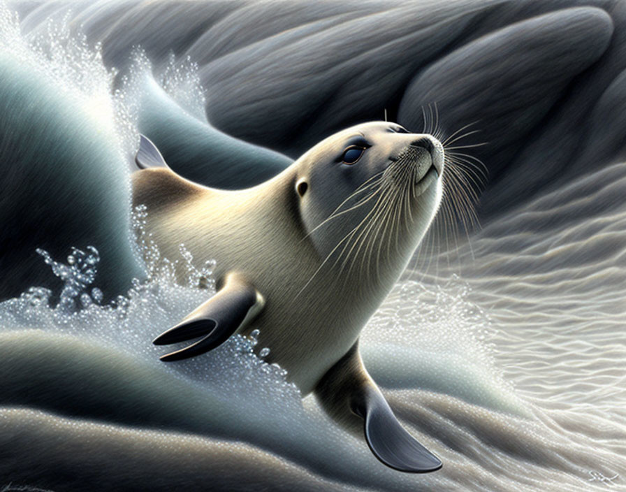 running seal