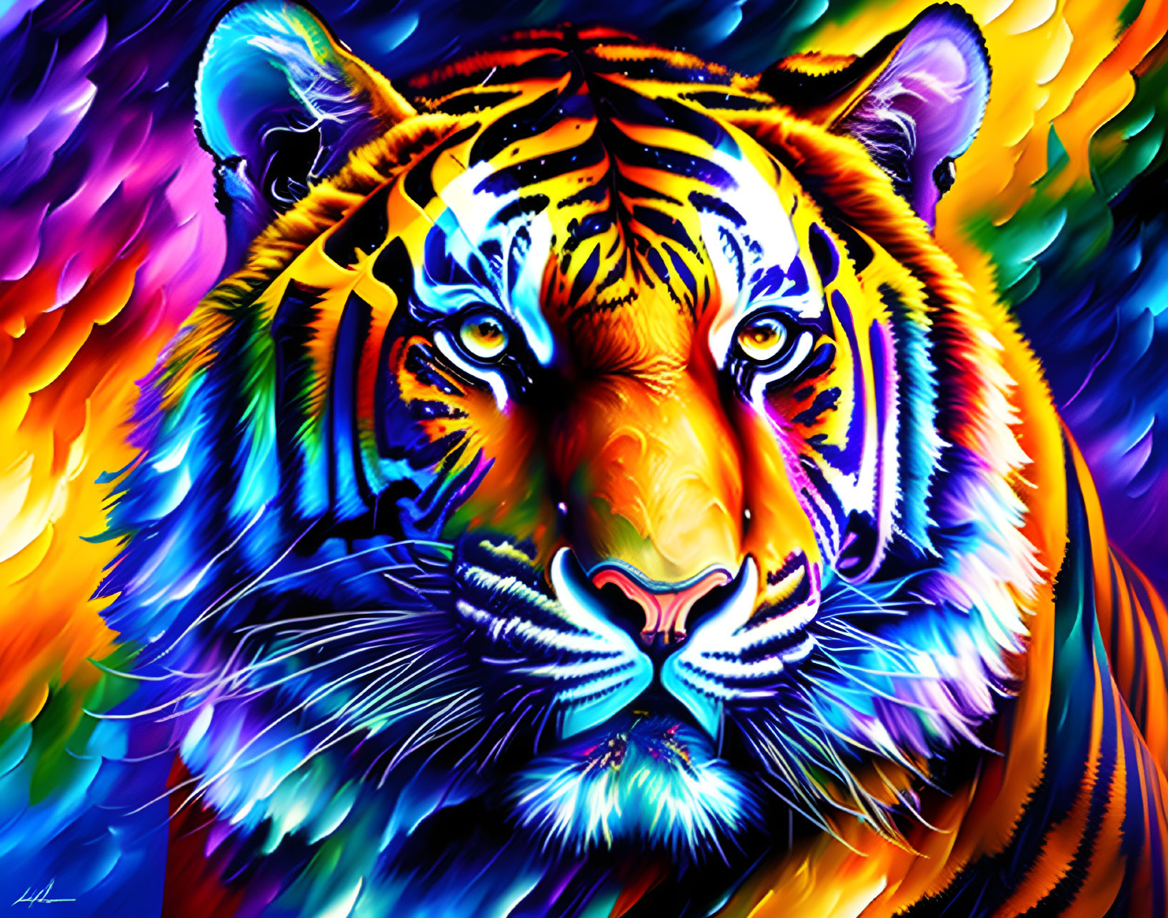 DeepDream Tiger 