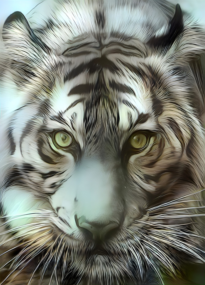Pewter tigress