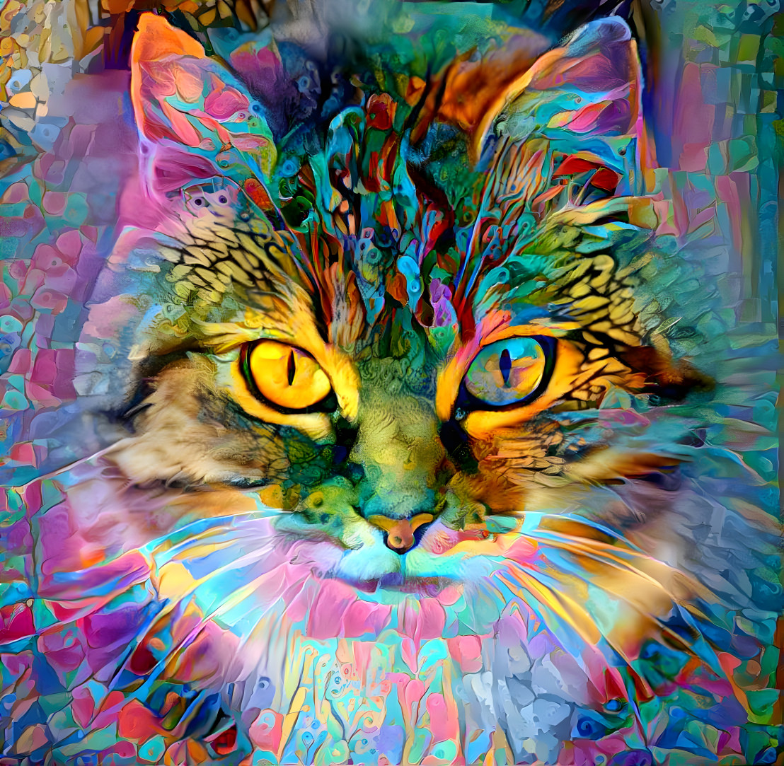Colorful purr