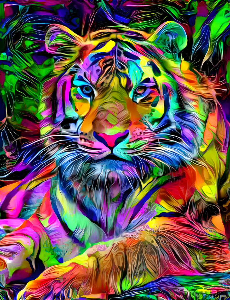 Rainbow dream tiger
