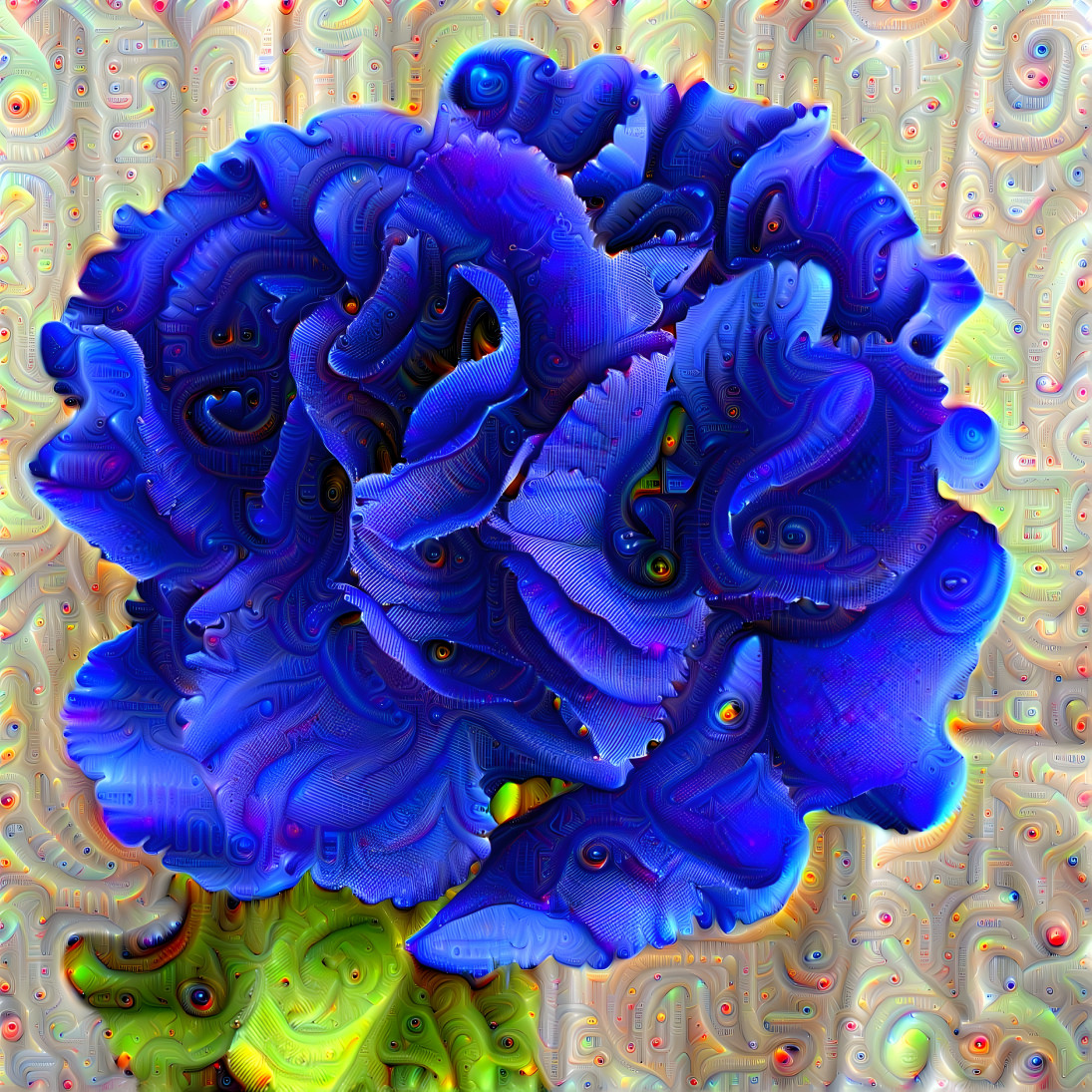 Blue bloom