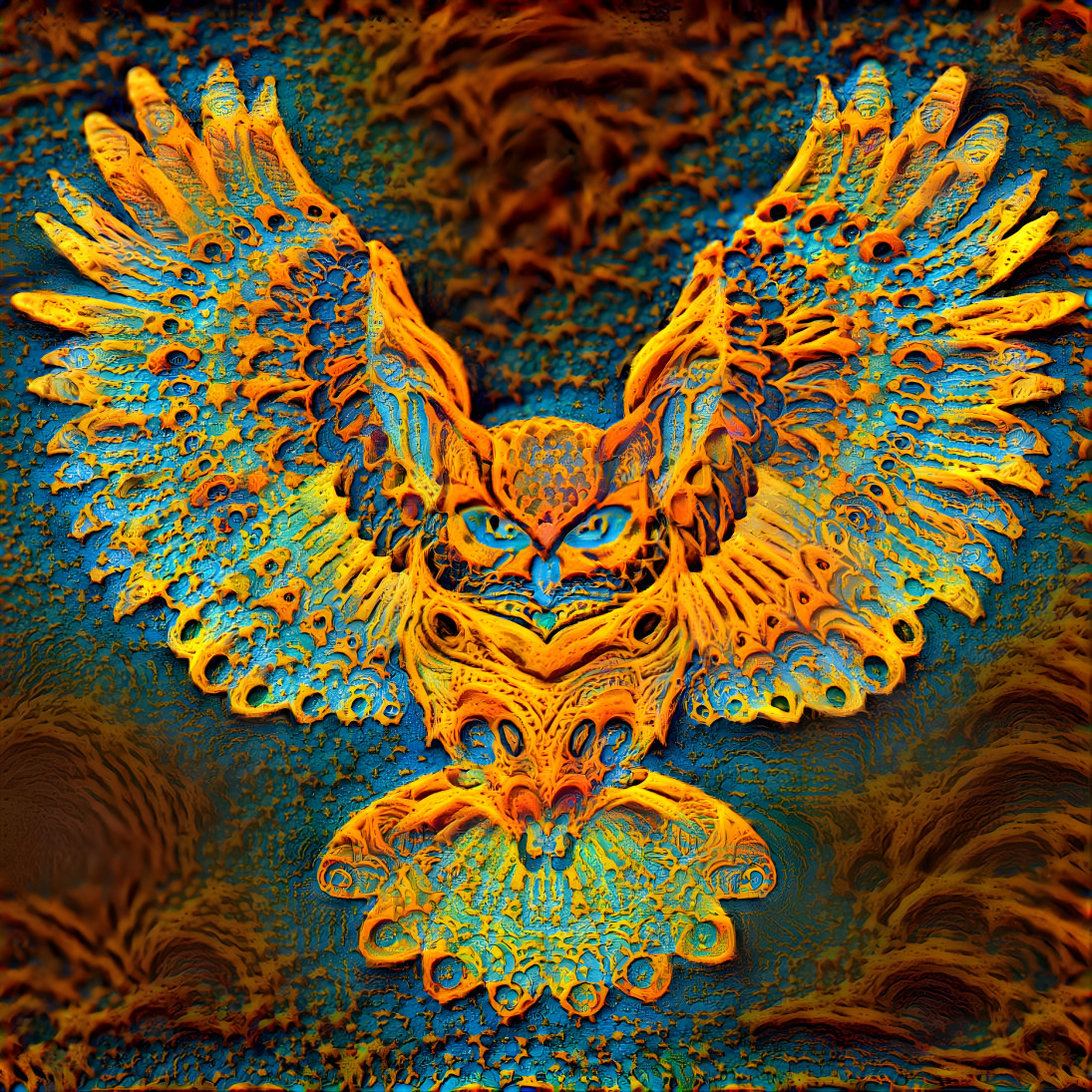 Gold owl 
