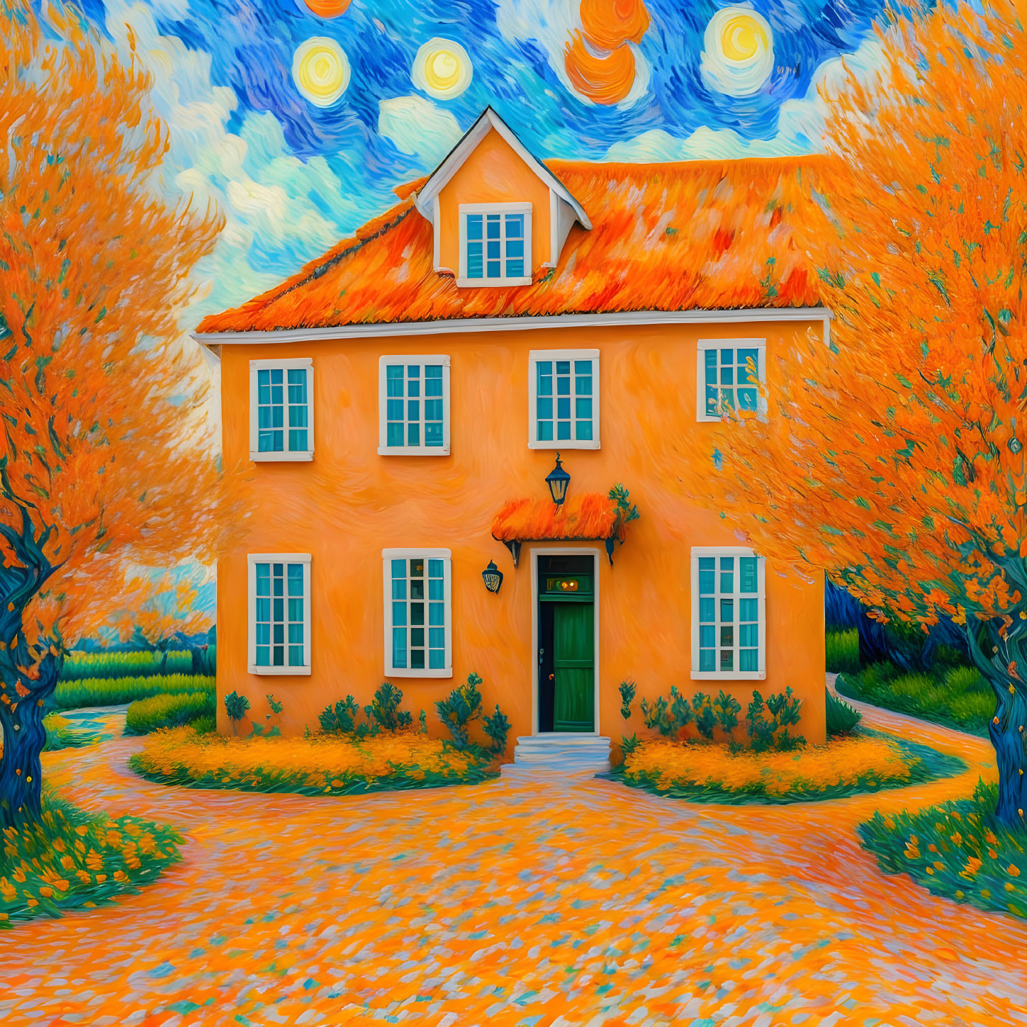 Autumn dream house
