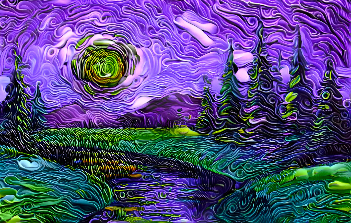 Purple Landscape Majesty 