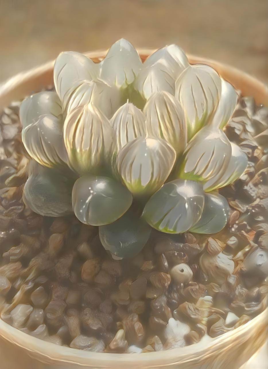 Shiny bulbs succulent