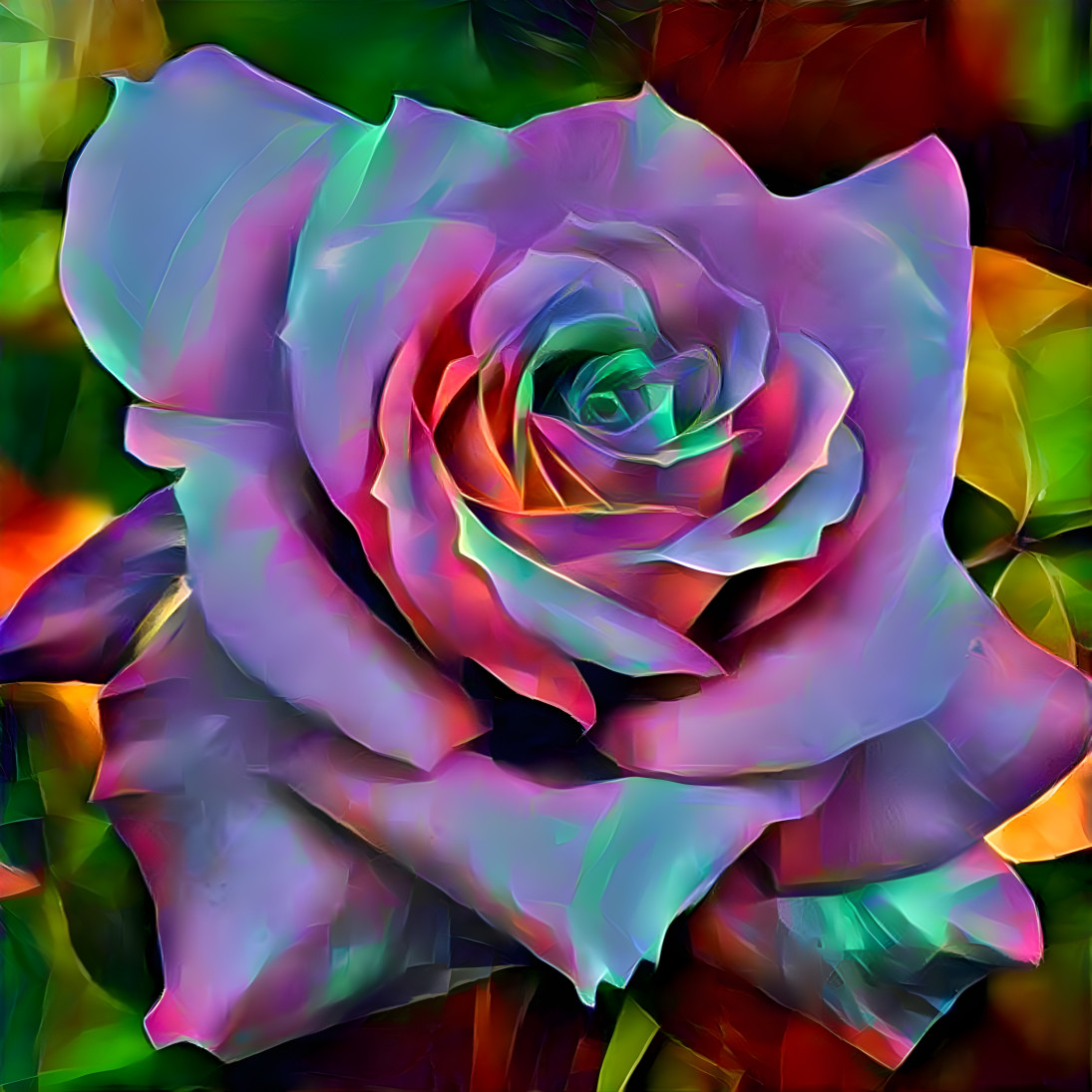 Soft satin rose