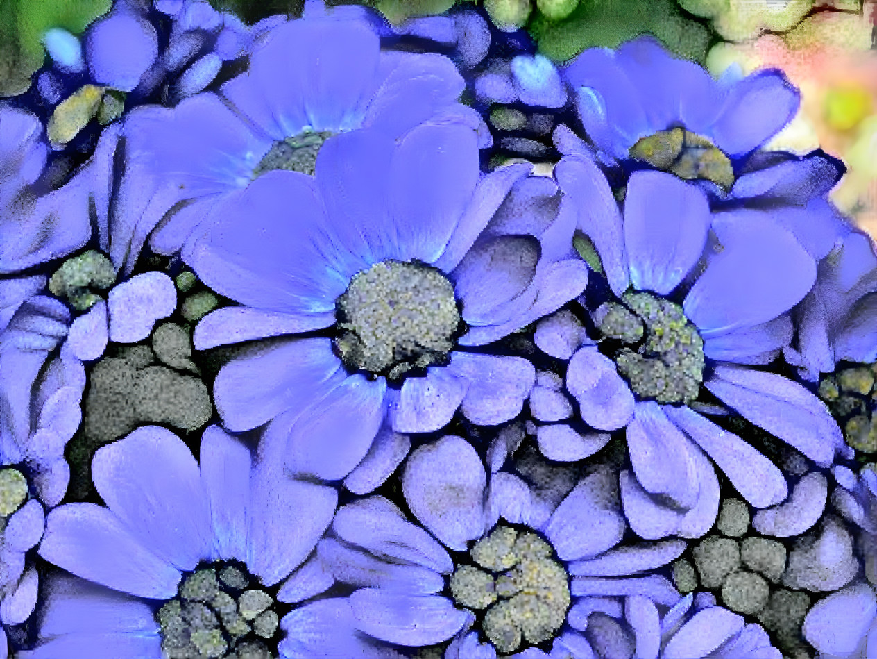 Stone flowers