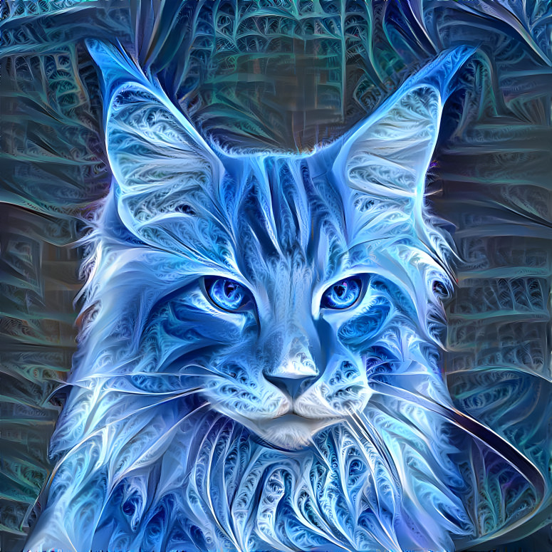 Bluetiful kitty