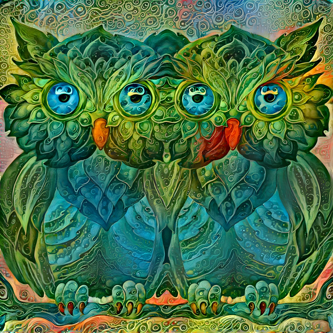 Owl twins