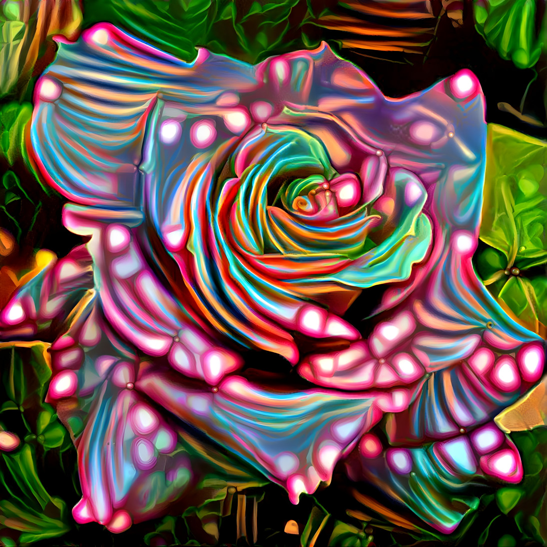 Funkified rose