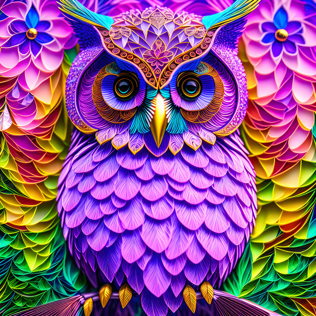 Lilac Time Owl