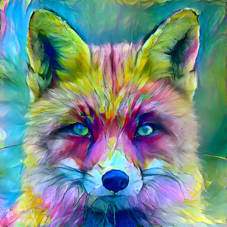 Baby hues fox