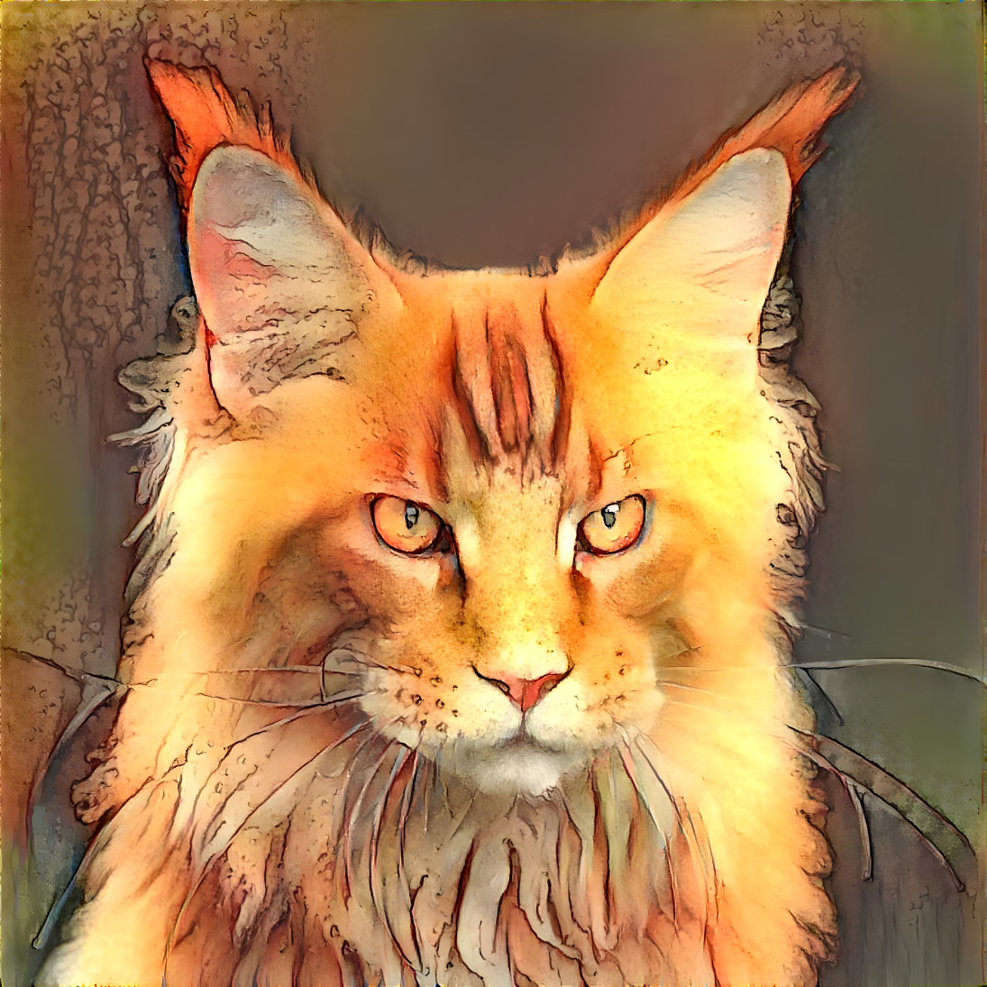 Ginger Maine Coon 