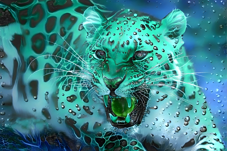 Aqua leopard
