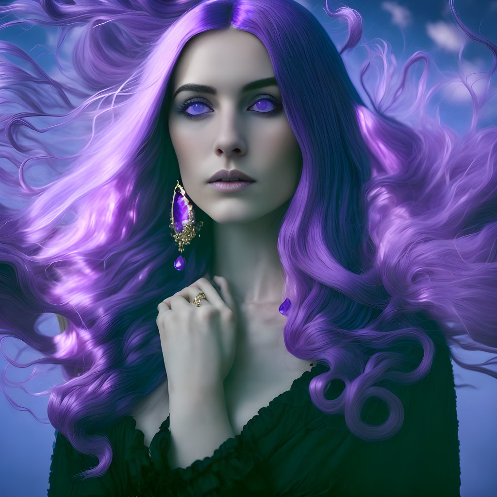 Violet lady