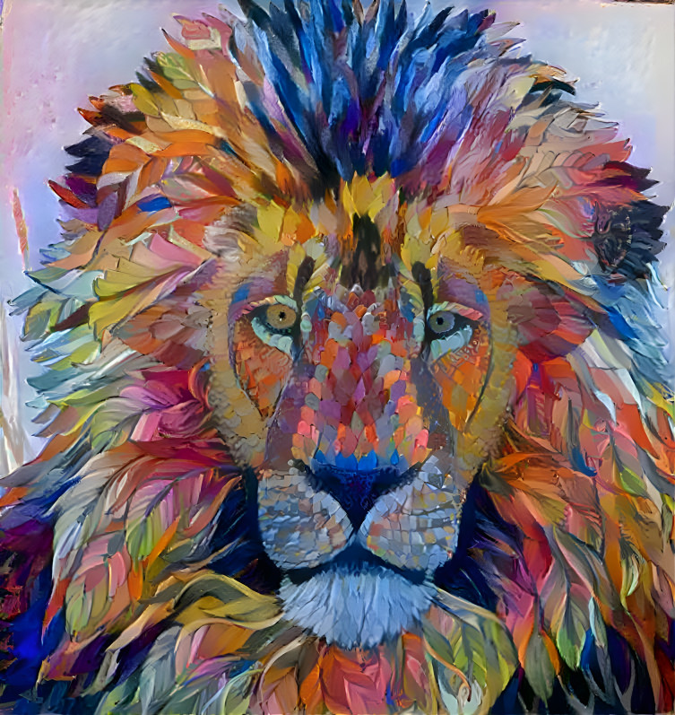 Woven lion