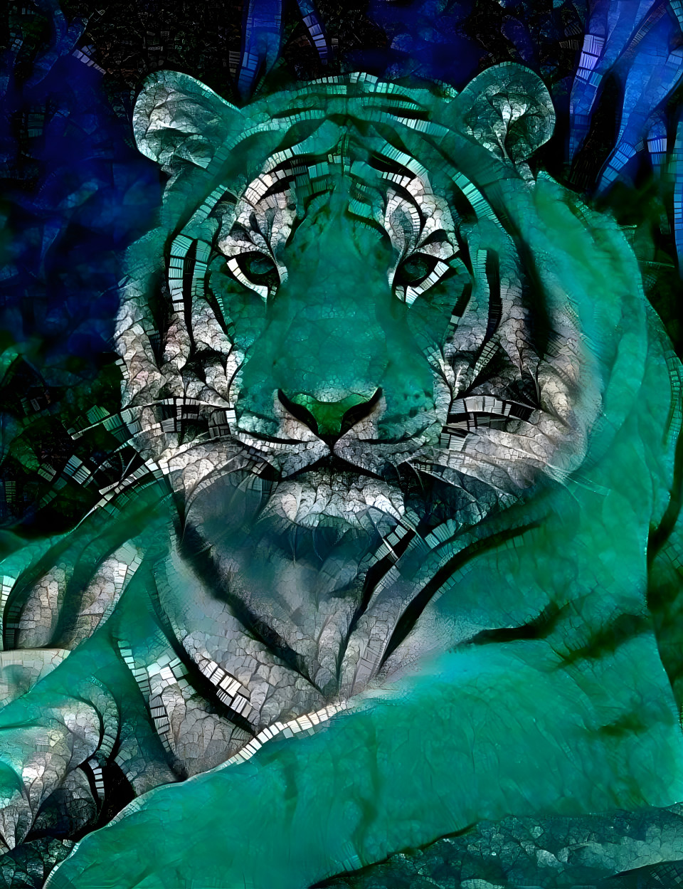 Moss tiger