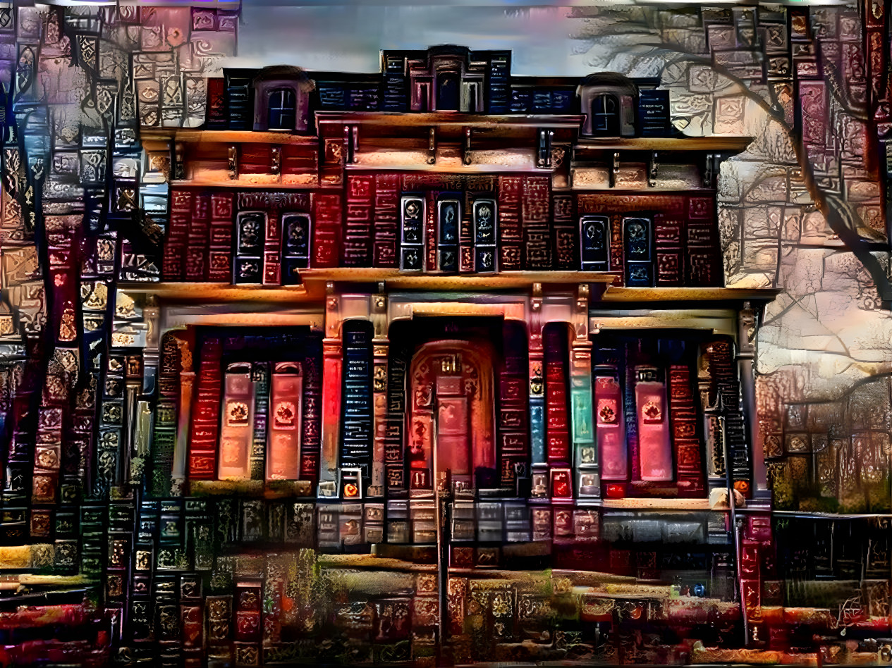 Spooky old library