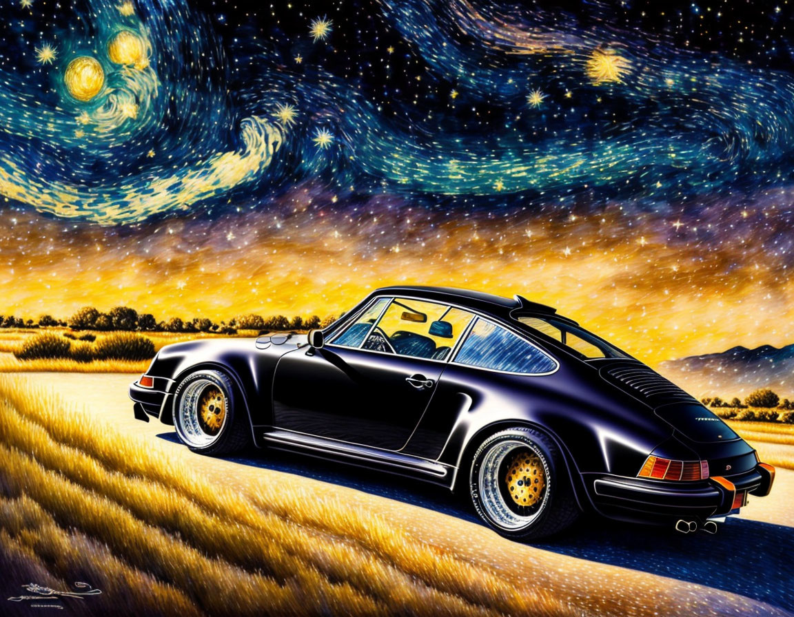 Porsche Starry Night 