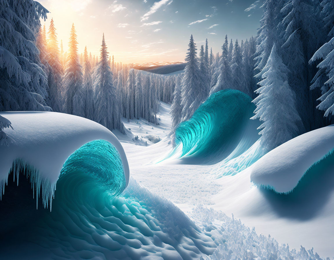 Fozen waves 