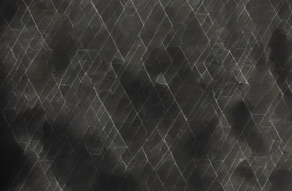 Abstract geometric shapes on black to dark gray gradient background