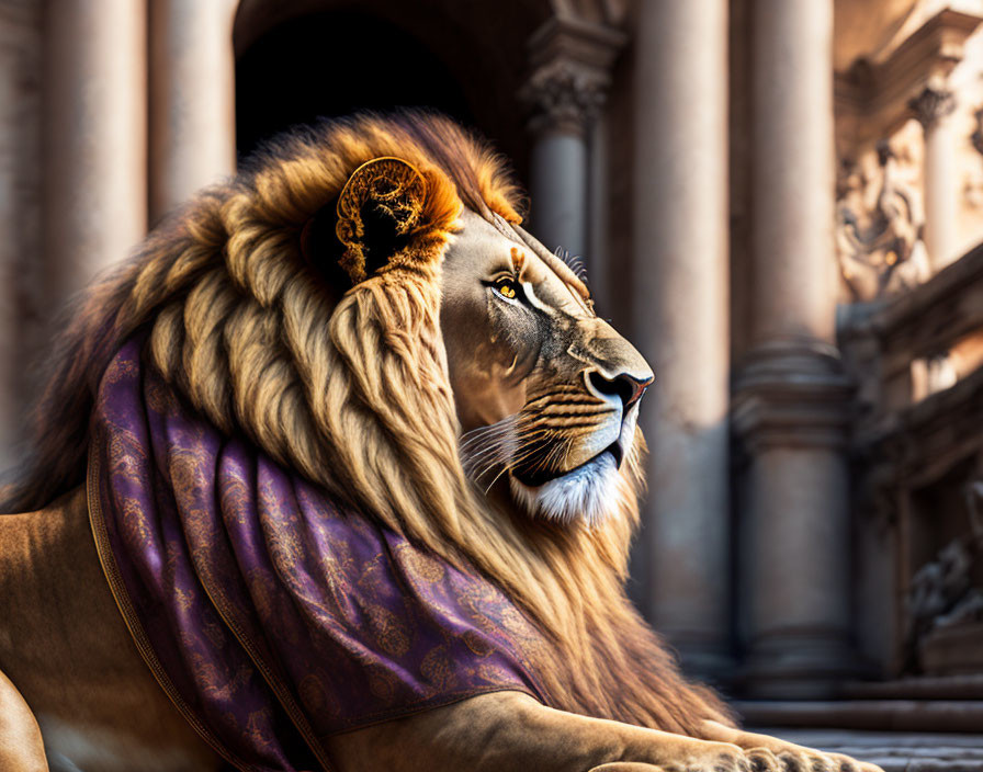 Lion in Rome