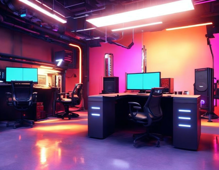 Industrial futuristic Game Studio