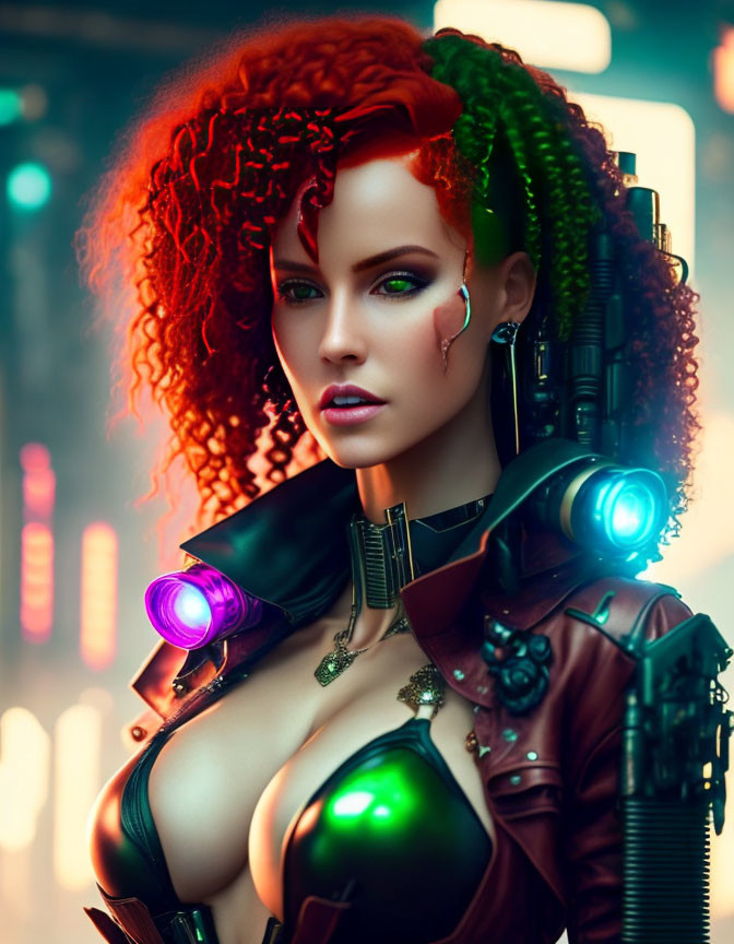 Cyberpunk girl