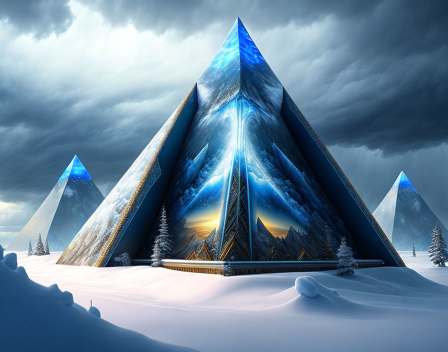 Ice pyramid 