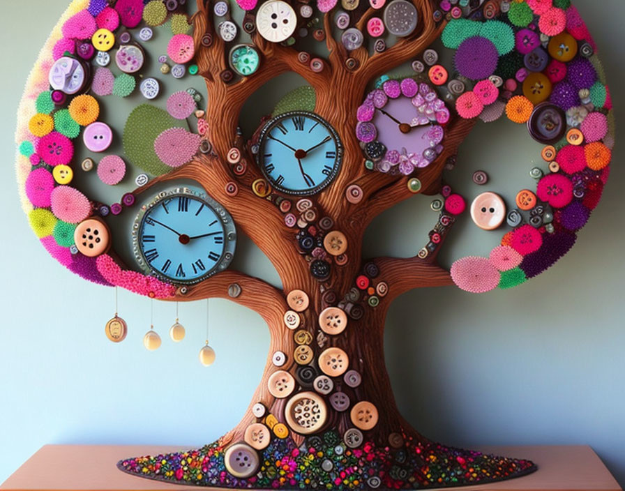 Button-Clock Tree