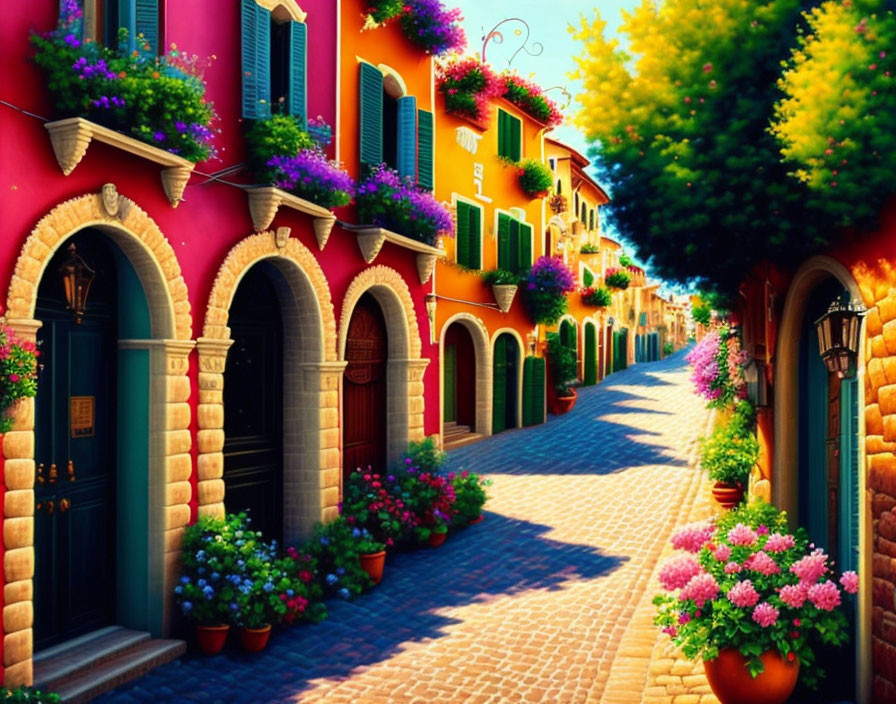 Colorful Italian summer