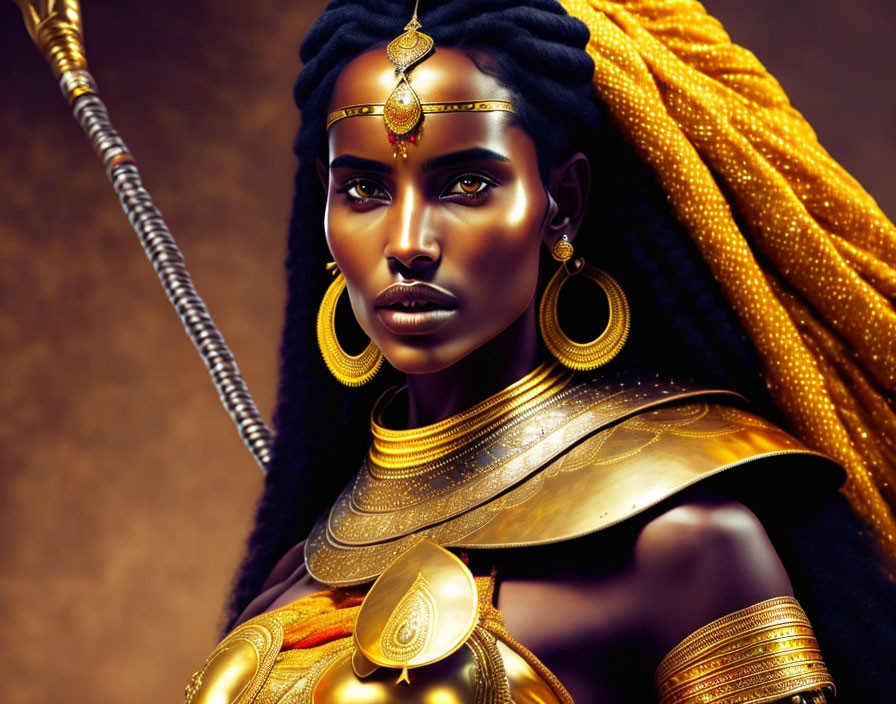 The most beautiful Ethiopian  female warrior