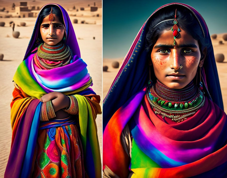 Afghan village girl.