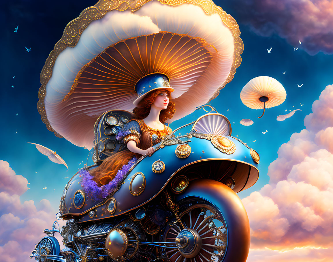 The Mushroom Riders of the Great Troubled Sky