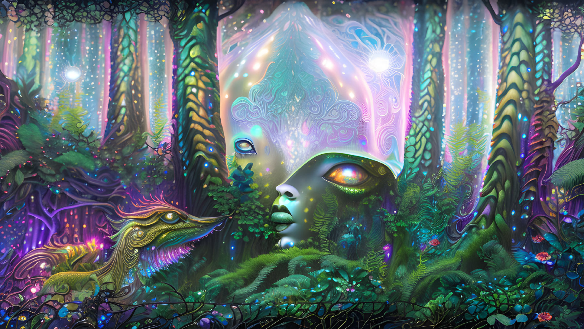 Tripping in the Reptile Forest of the Mushroom Era