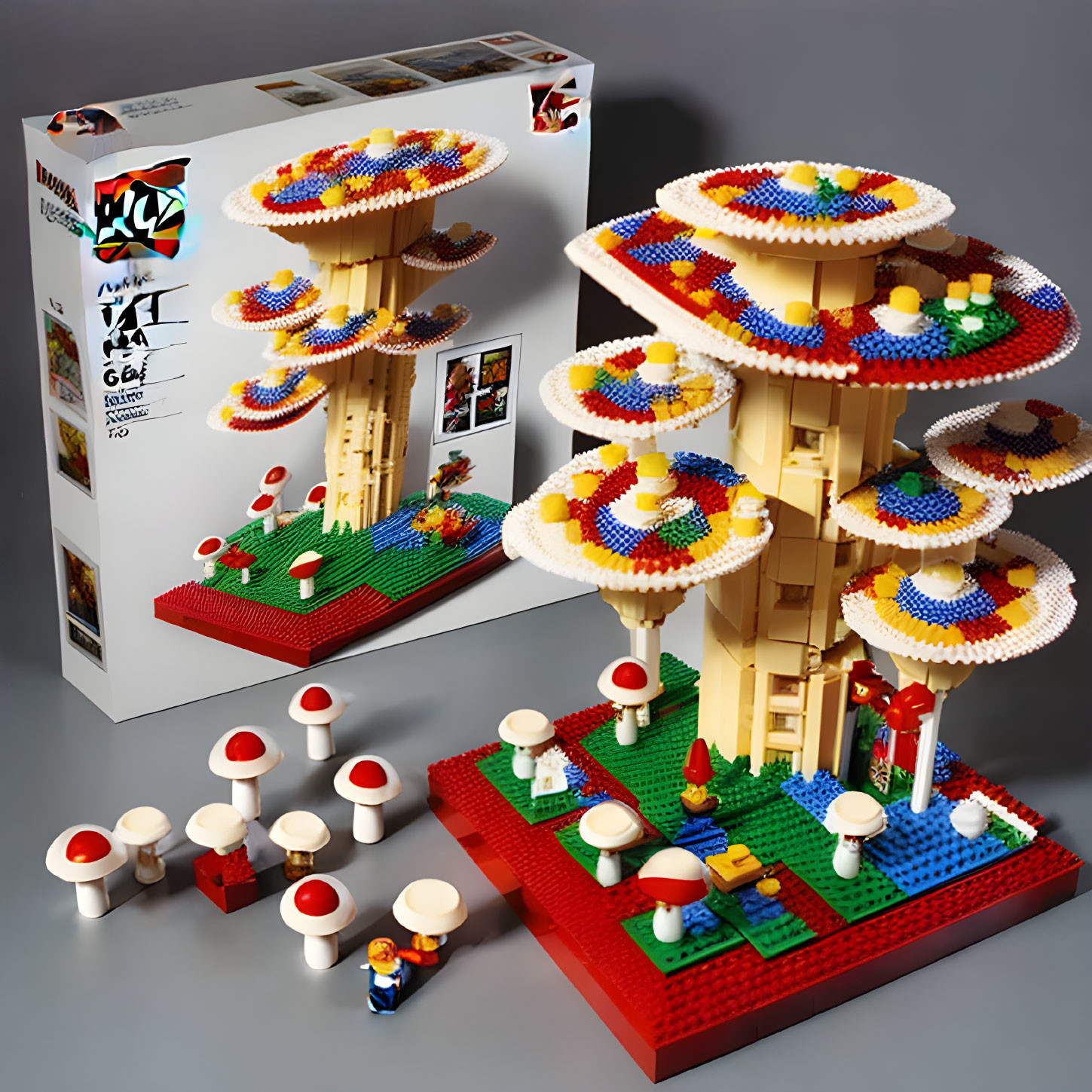 Apartments made from Mushroom Blocks