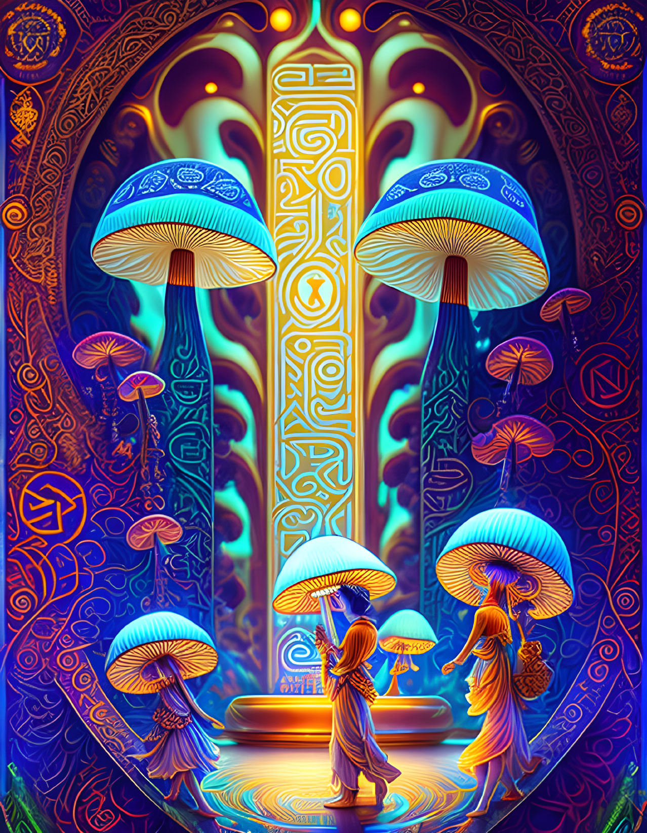 Mushroom Temple of the Dimensional Wizards