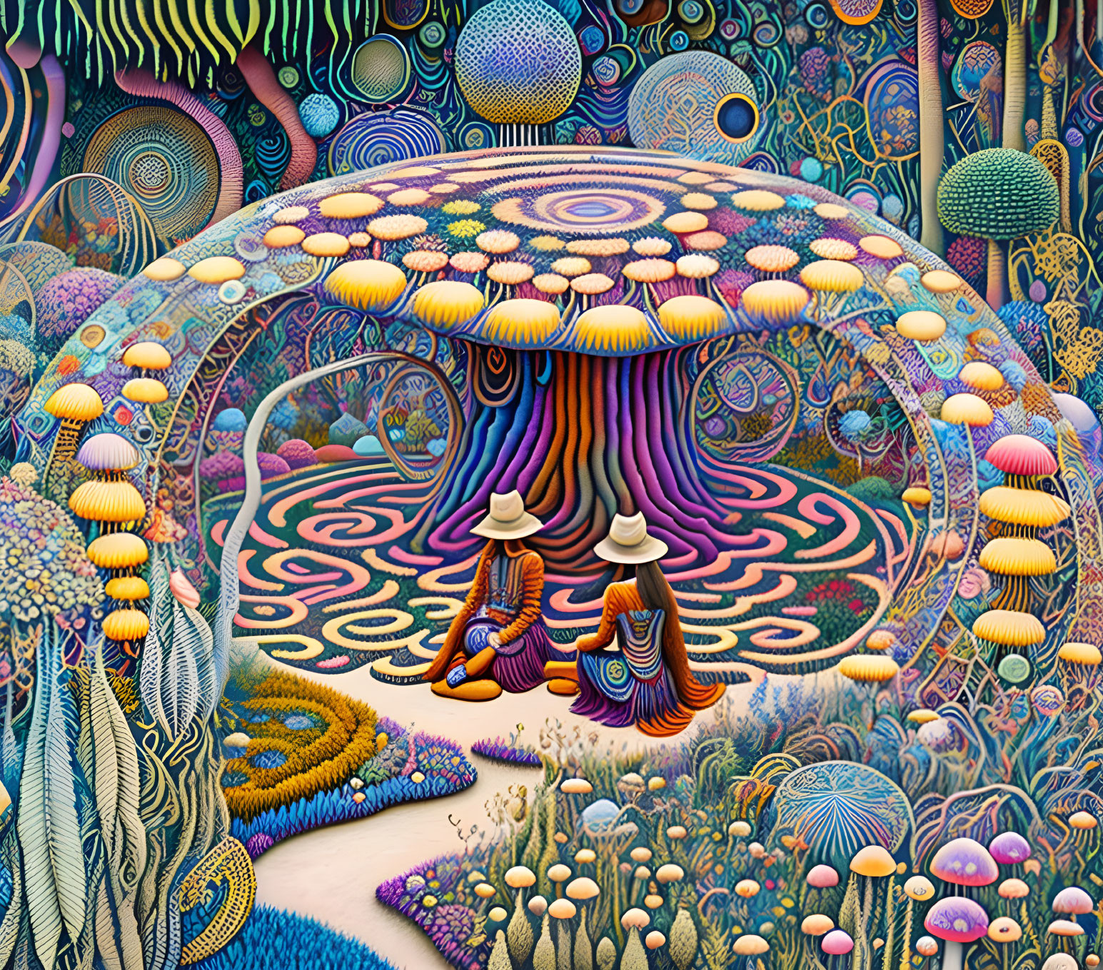 Mushroom Maze Carpets of the Home Dome