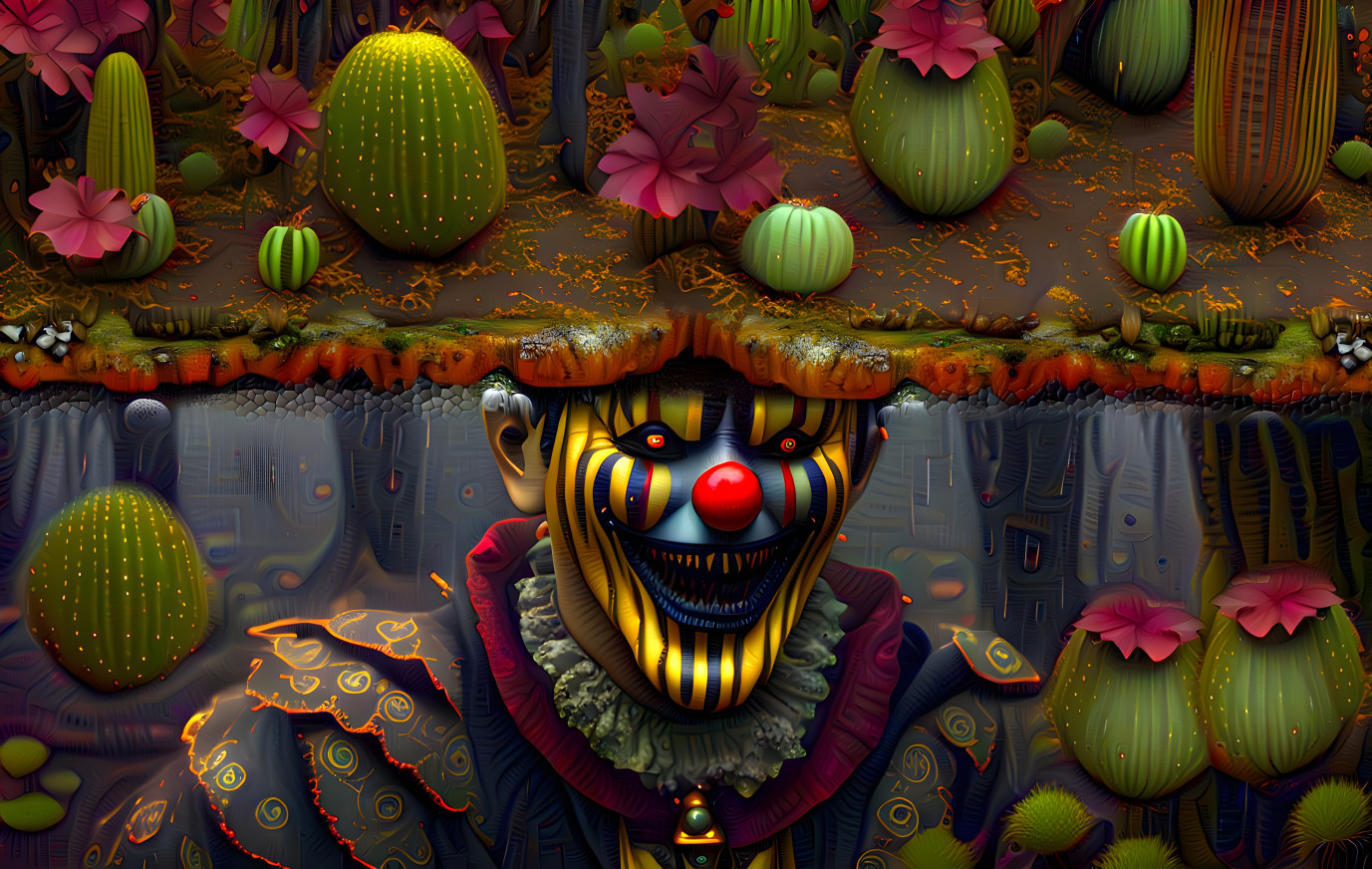 Evil Clowns of the Cactus Forest Paths