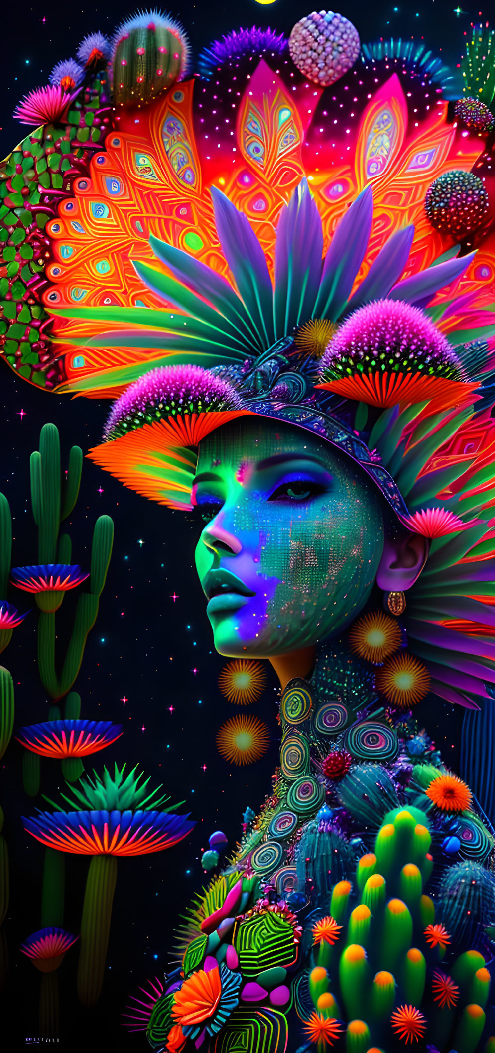 Cactus Woman of the Intergalactic Spheres