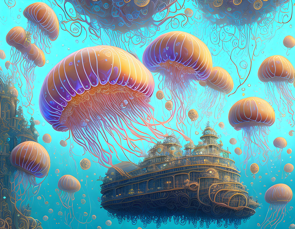 Jellyfish Powered Steamboats Rule the Waves