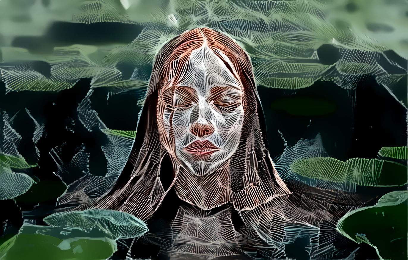 Girl in Pond 5