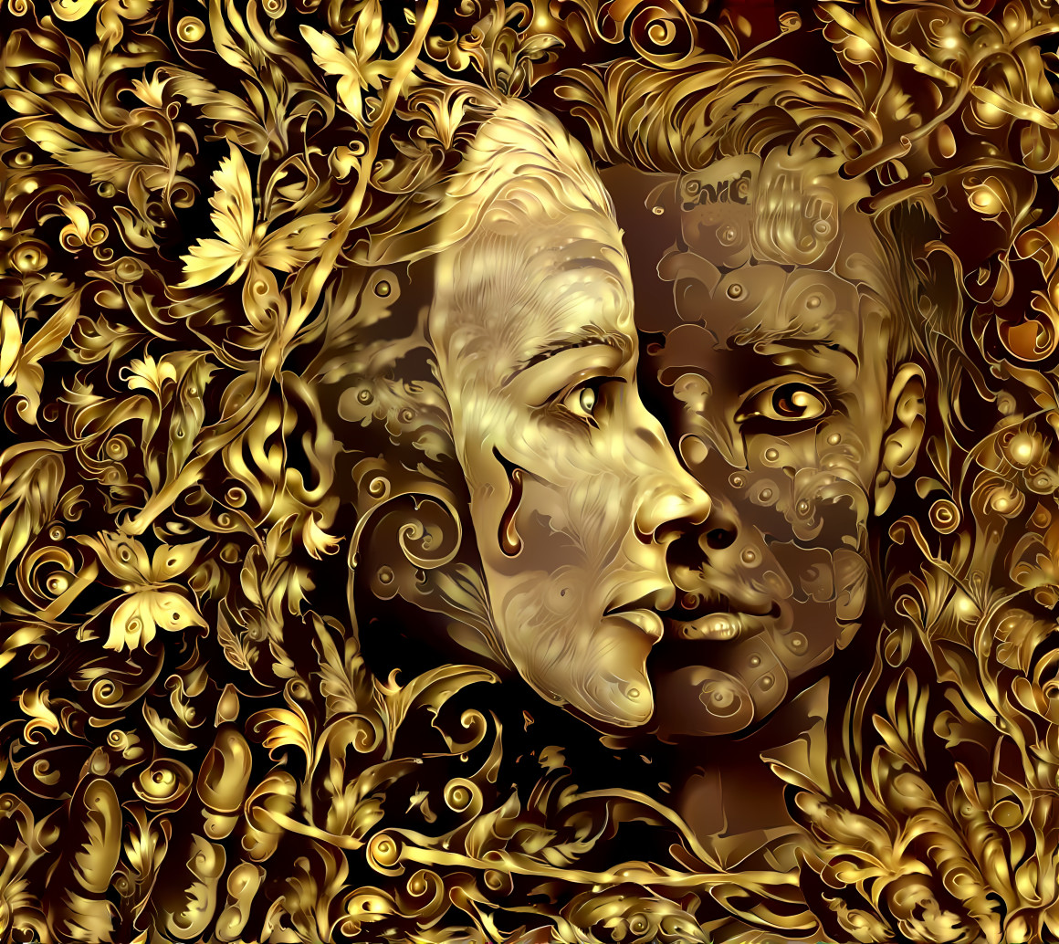 Gilded Faces