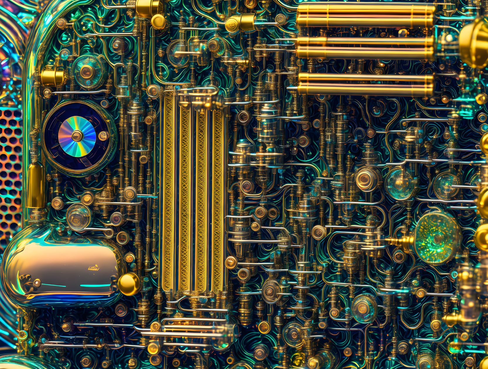 inside an antique transistor radio