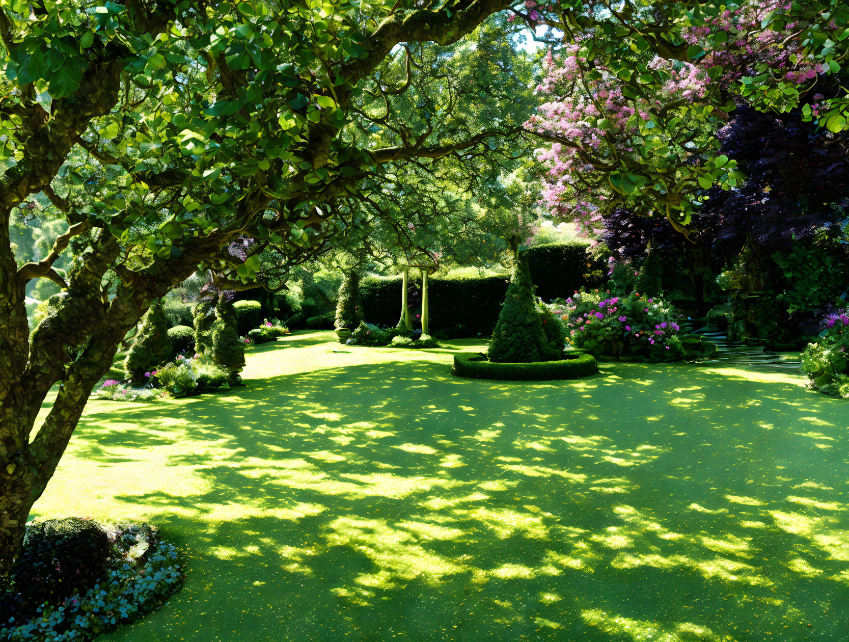 English garden, Aestheticism style