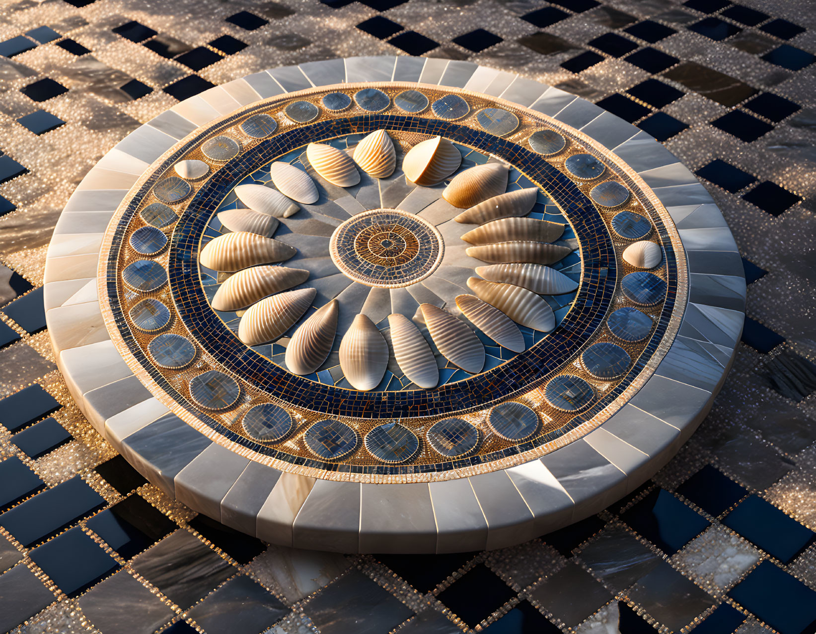 Roman tile floor