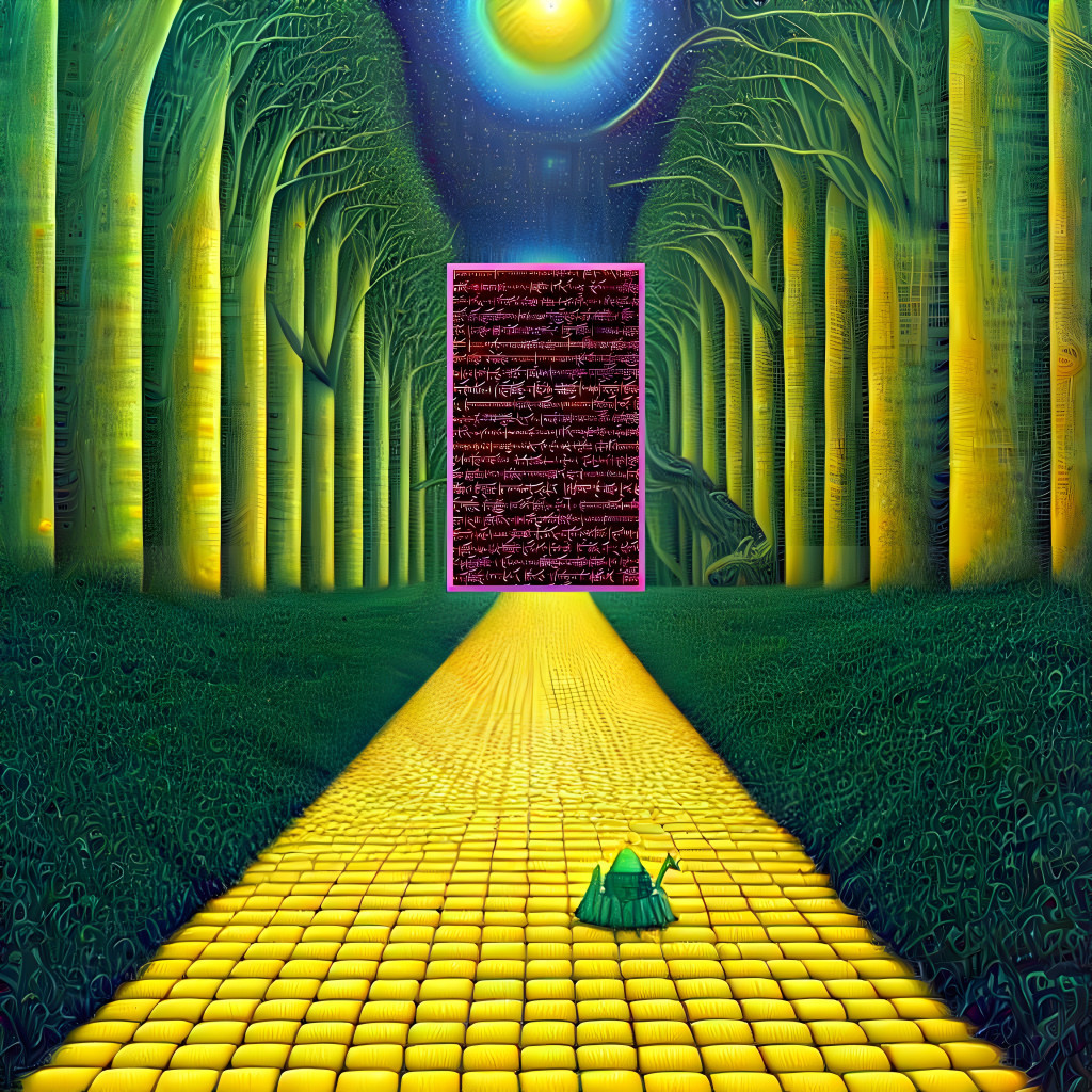 The Yellow Road and the Emerald Tablet